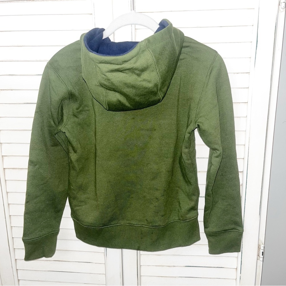 Nwt Brooklyn Industries Hooded Appliqu Spellout Sweatshirt Kids Rare 5-6 Yrs — image 7 of 7